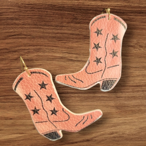 Source Unknown Jewelry - Cowgirl Boot Earrings
